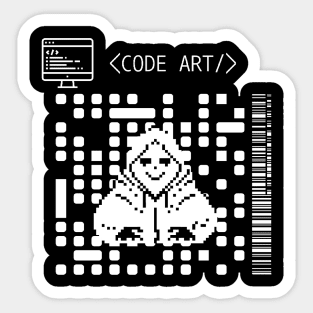 Code Art Sticker